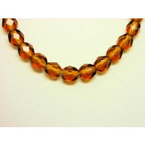 チェコFP　スモークトパーズ　５ｍｍ　（30ヶ）｜beadsshopj4