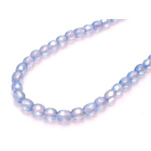 チェコファイアーポリッシュ　LTサファイア乳白消し　3ｍｍ(50ヶ)｜beadsshopj4