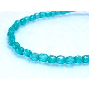 チェコファイアーポリッシュ　ブルージルコン　ラスター　３ｍｍ(50ヶ)｜beadsshopj4
