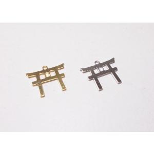 縁起物ミニチャーム　鳥居１２Ｘ１０ＭＭ（1ケ）｜beadsshopj4