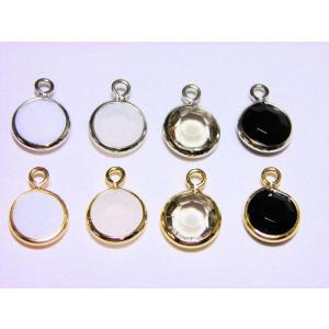 アクリル枠付パーツ上カン7mm　（10ヶ）　１｜beadsshopj4