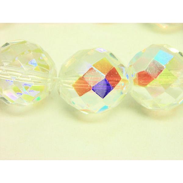 チェコファイアーポリッシュ　クリスタルAB　１４ｍｍ (12ヶ)