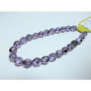 チェコファイヤーポリッシュ　アメジストキャル６ＭＭ（25ヶ）