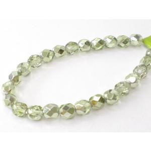 チェコファイヤーポリッシュ　ＬＴ．オリビンキャル6ＭＭ（25ヶ）｜beadsshopj4