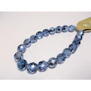 チェコファイヤーポリッシュ　モンタナキャル８ＭＭ（20ヶ）｜beadsshopj4