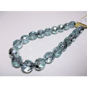 チェコファイヤーポリッシュ　ＬＴ．ブルージルコンキャル１０ＭＭ（20ヶ）｜beadsshopj4