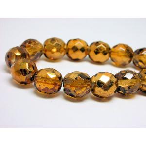 チェコファイアーポリッシュ　ＳＭトパーズキャル10ｍｍ(20ヶ)｜beadsshopj4