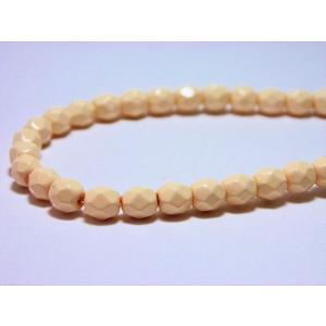 チェコFP 　塗装ピーチ　４ｍｍ　（40ヶ）｜beadsshopj4