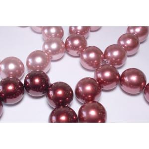 グラデーションカラーパール　レッド　１４ＭＭ　２０ＣＭ｜beadsshopj4