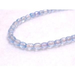チェコファイアーポリッシュ　アクアマリンラスター3ｍｍ(50ヶ)｜beadsshopj4