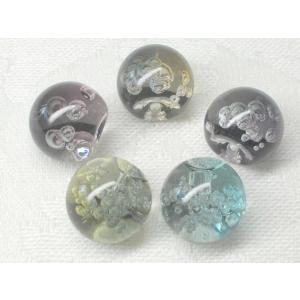 １０ＭＭ グレー ツートン バブル スズマル ビーズ ２０ヶ アンド パーツ アクセサリー 鈴 丸 ドロップ ハンドメイド アクリル ショップ Ｊ４｜beadsshopj4