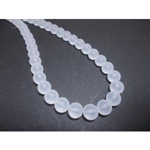 アクリル フロスト ビーズ ８ＭＭ 丸 （約９5ヶ）｜beadsshopj4