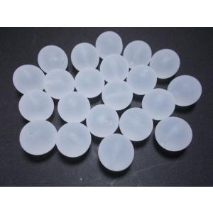 アクリル フロスト ビーズ １８ＭＭ  丸 （１０ヶ）｜beadsshopj4