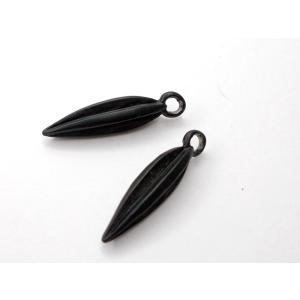 ブラック塗装パーツ　5　 2ヶ｜beadsshopj4