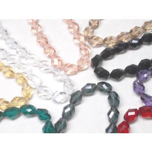 削り ガラス 3 丸カット 10mm (20ヶ) ビーズ アンド パーツ 