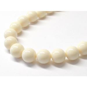 ８ＭＭ　ロハスアイボリー（ラクト）２０ＣＭ（約２５ケ）｜beadsshopj4