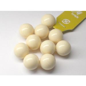 端穴１４ＭＭ　ロハスアイボリー（ラクト）１０ヶ｜beadsshopj4