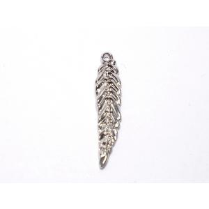 亜鉛・合金メタルパーツ　リーフ 5X25mm（1ケ）｜beadsshopj4
