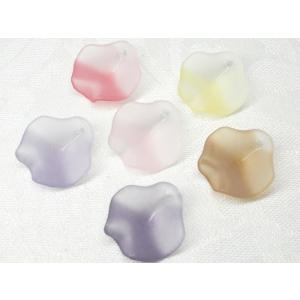 ミスティック カラー Ｓ アクリル 花 びら １０ヶ １５Ｘ１５ＭＭ ビーズ アンド パーツ アクセサリー ハンドメイド プラ リーフ フラワー｜beadsshopj4