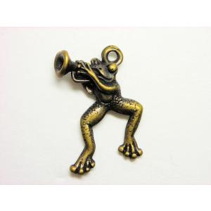 カエル　22×11mm　1ヶ｜beadsshopj4