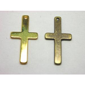チャーム　クロス１　22×11mm　1ヶ｜beadsshopj4