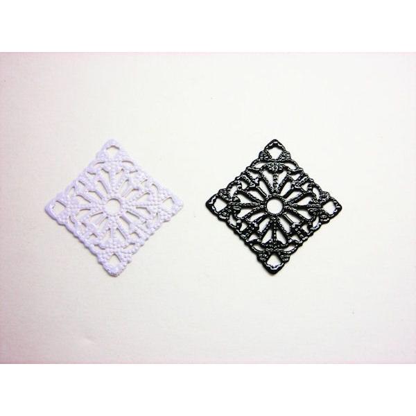 ラッカーメタルパーツ006　スクエア　21×21mm　1ヶ