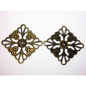 スカシメタルパーツ　50　（2ヶ）｜beadsshopj4