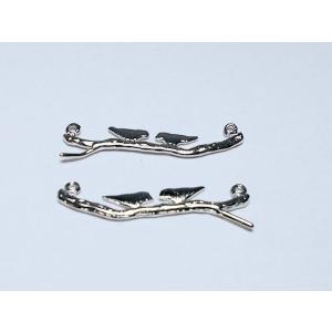 チャーム　バード9　8×24mm　(2ヶ)｜beadsshopj4
