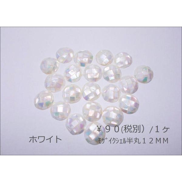 モザイクシェル半丸　12mm