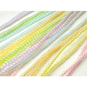 ３ＭＭ ミルキー プラ パール ７６ＣＭ 約２５０ヶ プラスチック ビーズ アンド パーツ　アクセサ...