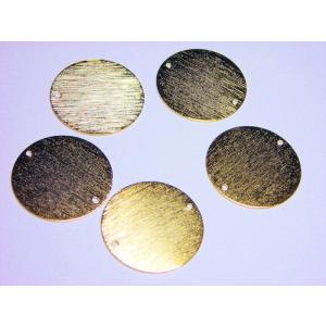 メタルプレートパーツ 20mm(2ヶ穴)　 (5ヶ）