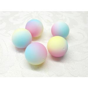 マシュマロビーズ　16mm　(5ヶ)｜beadsshopj4