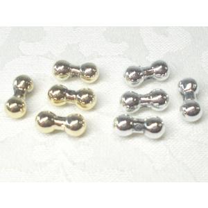 売切り ダンベル ロンデル ５Ｘ１１ＭＭ ２０ヶ メタル カラー ＆ オーロラ アクリル ビーズ ア...