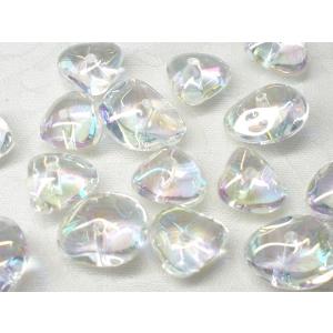 売切り サザレ Ｍ 約１２Ｘ１５ＭＭ １５ヶ メタル カラー ＆ オーロラ アクリル ビーズ アンド...