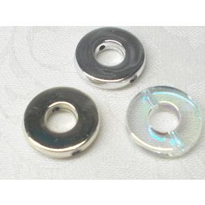 売切り 丸 リング １５ＭＭ １０ヶ メタル カラー ＆ オーロラ アクリル ビーズ アンド パーツ アクセサリー シルバー ゴールド｜beadsshopj4