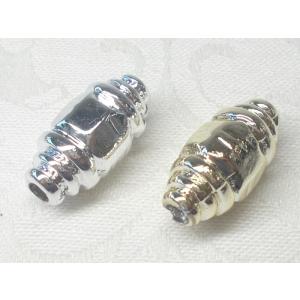 売切り ナツメ ロンデル １０Ｘ２０ＭＭ ６ヶ メタル カラー ＆ オーロラ アクリル ビーズ アン...