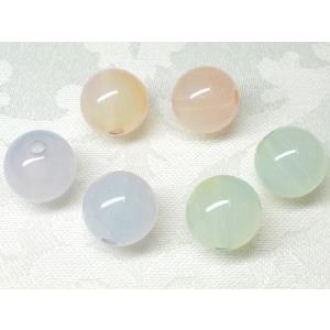 ミルキー ヴィトライユ (ラウンド１２ＭＭ) 太穴 (１０ヶ)｜beadsshopj4