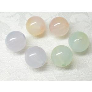 ミルキー ヴィトライユ (ラウンド１４ＭＭ) 太穴 (８ヶ)｜beadsshopj4