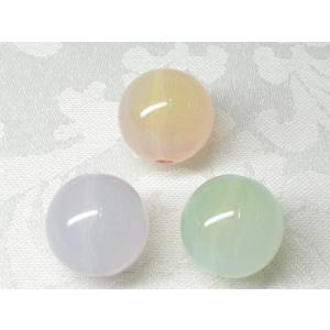 ミルキー ヴィトライユ (ラウンド１６ＭＭ) 太穴 (６ヶ)｜beadsshopj4