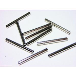 パイプビーズ丸線　2×20ｍｍ(穴径1.3ｍｍ) 10ヶ
