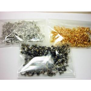 大口丸イヤリング金具　30ペア｜beadsshopj4