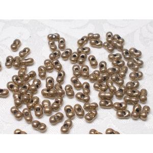 大口 チェコ ファルファーレ 3.2×6.5mm ブロンズ 25g ビーズ ビーズアンドパーツ チェ...