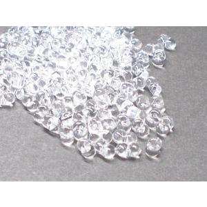 大口 チェコ ファルファーレ (小) ２Ｘ４mm クリスタル 50g ビーズ チェコビーズ ファルフ...