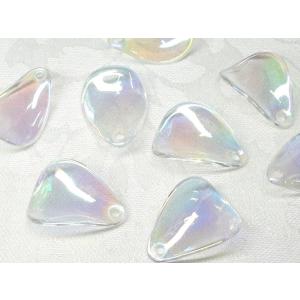 １５Ｘ２０ＭＭ オーロラ ペタル (Ｌ) ビーズ (８ヶ)｜beadsshopj4