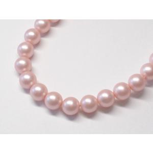 プラスティックパール８ＭＭ　濃いピンクケシ　３８ＣＭ（約４７ケ）｜beadsshopj4