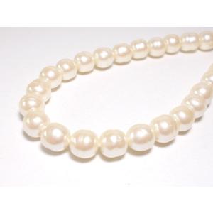 ガラスパール　丸バロック　8mm　キスカ　20cm