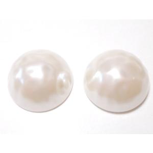 ユリアパールカボション　バロック　20mm　2ヶ