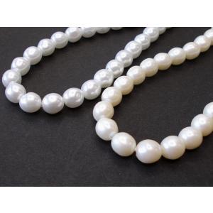 ユリアパール丸オニ　8mm　38cm｜beadsshopj4
