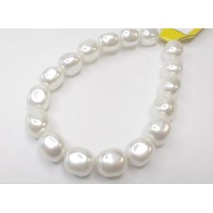 ユリアパール１０ｘ１２ｍｍアーモンド（角オニ）１７ケ｜beadsshopj4
