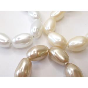 ユリアパール１２ｘ１８ｍｍナツメオニ（Ｌ）１１ケ｜beadsshopj4